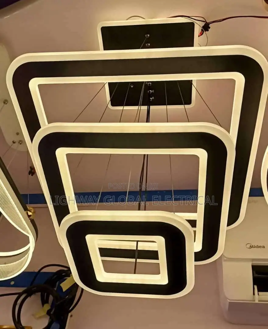 Squre Led Simple Chandelier