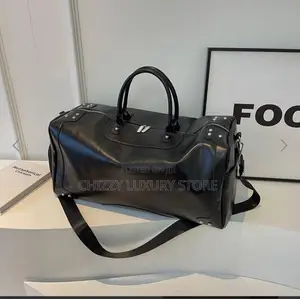 High Quality Luxury Genuine Leather Duffle Bag.