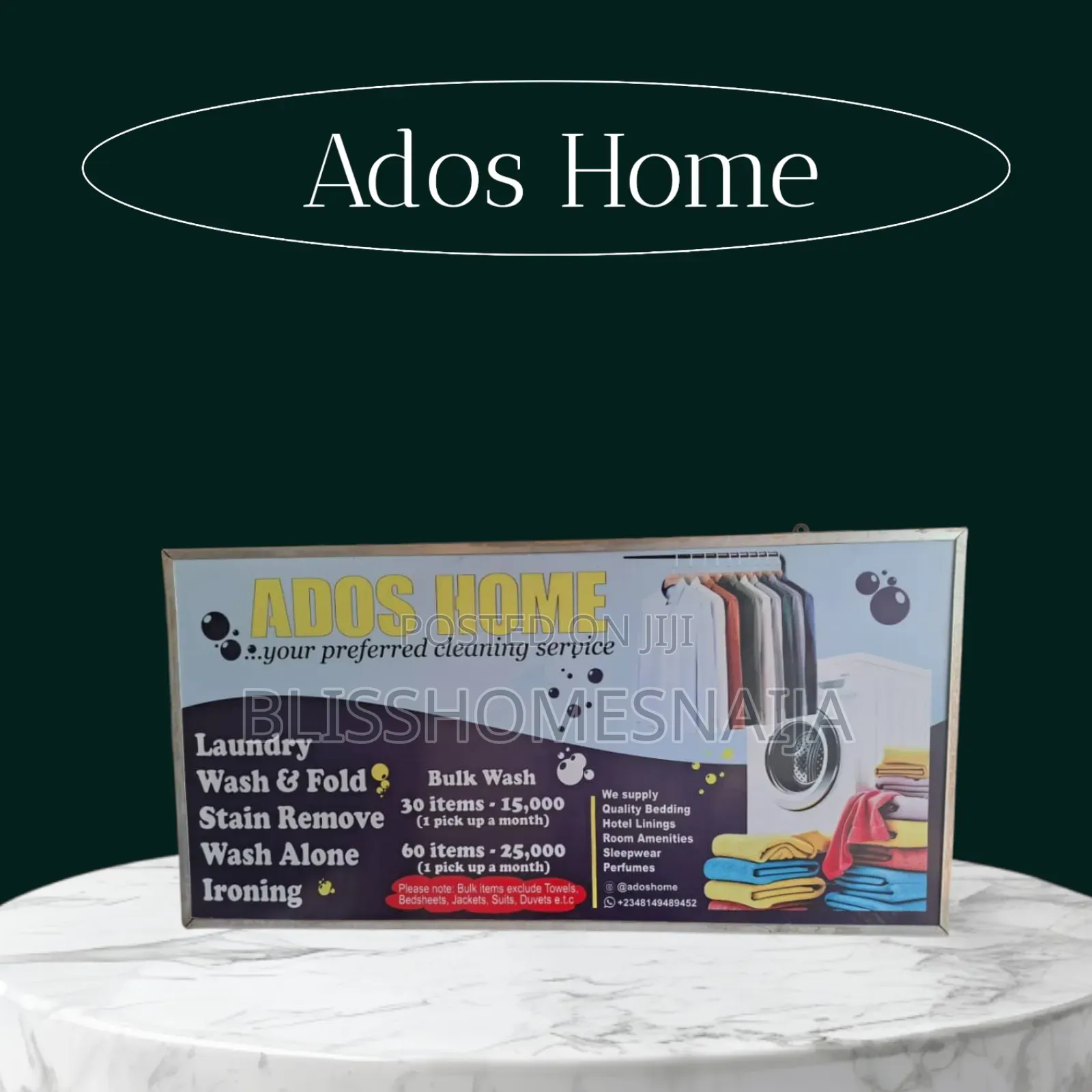 Laundry and Dry Cleaning Services