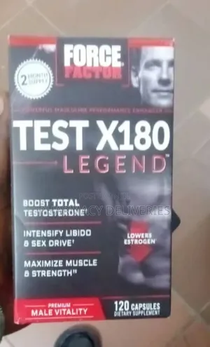 Force Factor Test X180 Legend – Premium Male Vitality Energy Support