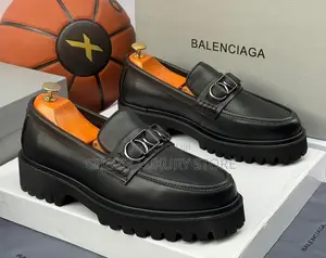 Balenciaga Quality Luxury Men Genuine Leather Shoe