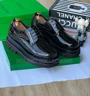 Bottega Veneta Patent Leather Derby Shoe