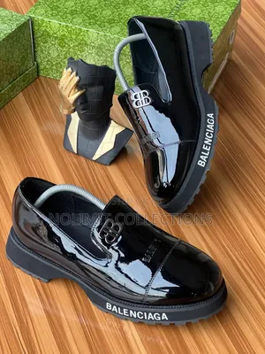 Balenciaga Patent Leather Derby Shoe