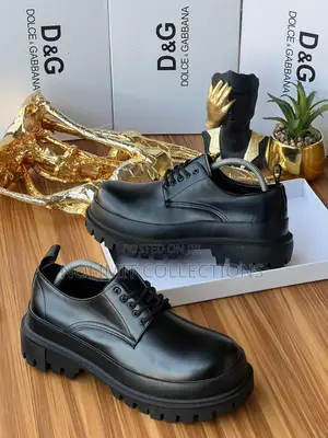 Dolce Gabbana Leather Derby Shoes