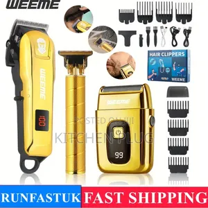 Professional 3-in-1 Hair Clipper and Trimmer Set.