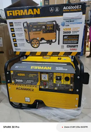 Brand New Firman Generator Ac6000e2