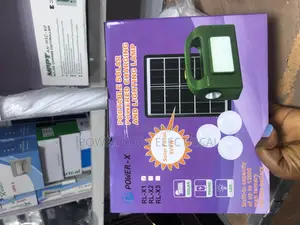 Portable Solar Powered Charging and Lighting Lamp