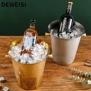 Quality Stainless Steel Gold Wine/ Champagne Bucket