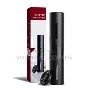 Electric Black Wine Bottle Opener (Battery Powered)