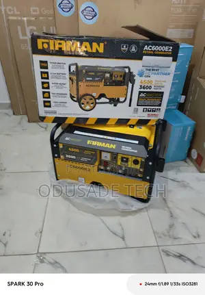 Firman Ac6000e2 100% Copper 3.5kva Generator