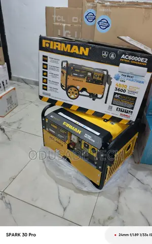 Firman Generator Ac6000e2 Low Fuel Generator