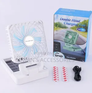 Portable Rechargeable Solar Fan