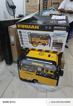 Sumec Firman 3.5kva Ac6000e2 Quiet Petrol Generator