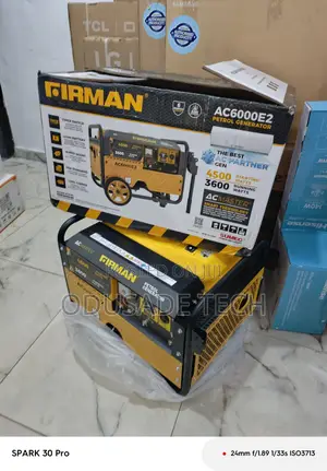 Firman Ac6000e2 3.5kva Compact Key Start Generator – Brand New