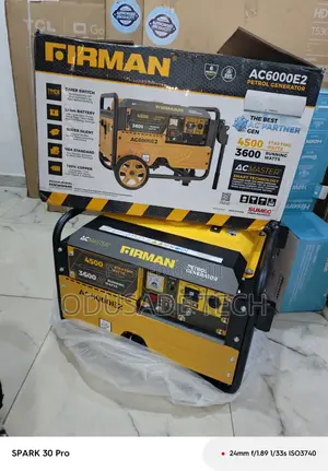 Sumec Firman Ac6000e2 High-Output 3.5kva Generator