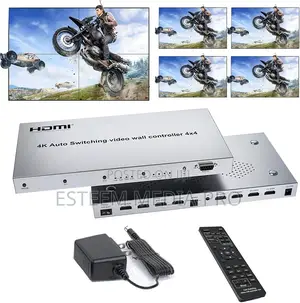  Video Wall Controller 4x4 Matrix Switch Splitter