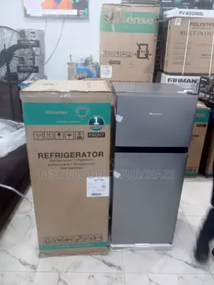 Neat Hisense 124l Double Door Fridge — Fast Freeze