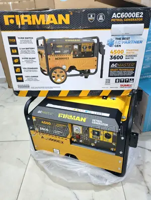 Firman Ac6000e2 Sturdy 3.5kva Generator With Electric Start