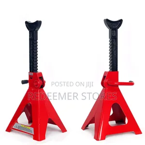 Set of (2) 12-Ton Car Jack Stands Adjustable Height