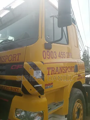 Daf Trailer Head Ten Tyres 2002 Yellow