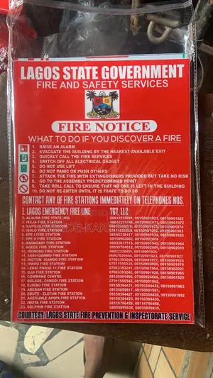 Fire Action Signage