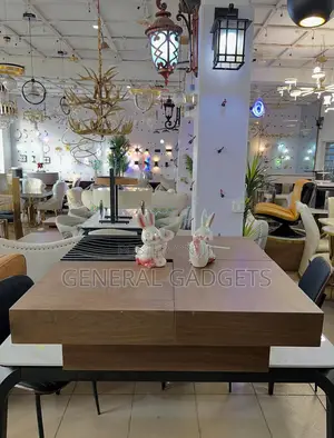 Wooden Center Table With Side Drawers
