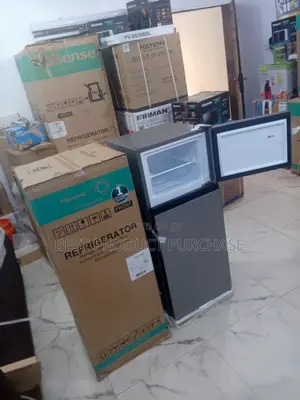 Brand New Hisense 172dr 124l Silver Double Door Fridge