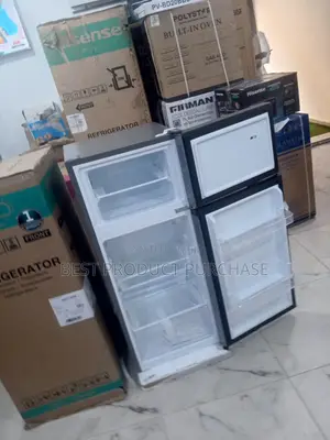 New Hisense 172dr 124l Silver Fridge + Free Delivery Lagos