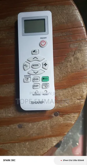Sharp Ac Remote Control