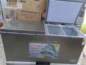 Grey Snowsea Chest Freezer With Adjustable Thermostat