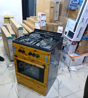 Maxi 60cm Wood Finish 3+1 Burner Gas Cooker