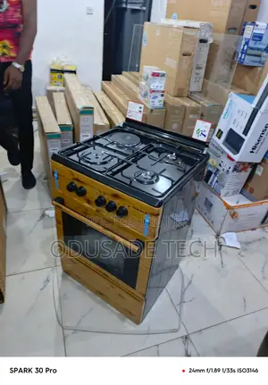 Maxi Wood Tone Gas Cooker 60x60 3+1 Burners