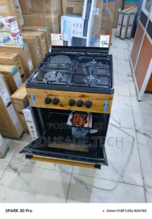 Maxi 60cm Gas Cooker Wood Design 3+1
