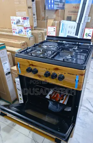 Maxi Wood Pattern 60x60 Gas Cooker 3+1 Burners