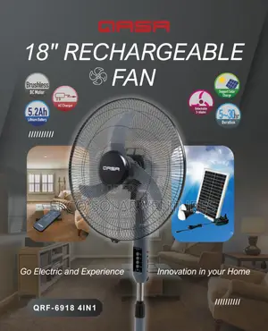 Qasa 18" R/Fan 4in1, Li-Battery+ Brushless Motor