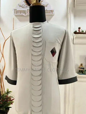 Classic Men's Silver Kaftan/Senatorial Wear