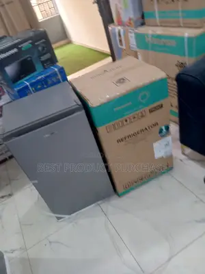 Hisense Ref 93dr Single Door 90l - Black/Silver, Fast Cooling