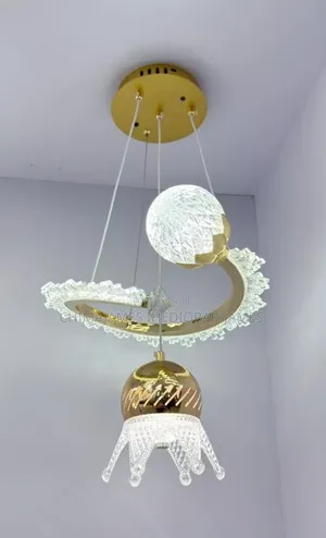 Nordic Crystal Glass Ball Led Pendant Lights for Living Dining Room