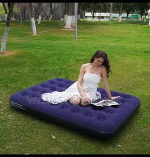 Inflatable Bed With Electric Pump