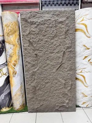 3d Pu Stone Panel, Good for Interior Wall, Tv Console Etc. 40mm Thick