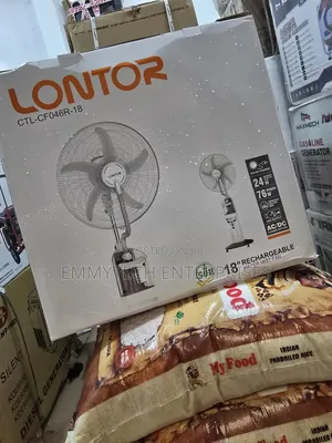 《》Best Product Lontor Rechargeable Standing Water Mist 18inch Fan