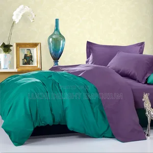 Quality Plain Mix Duvet Bedsheet Pillowcase 6x6