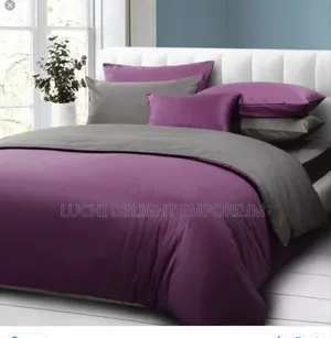 Beddings by Luchi Plain Mix Purple Ash Duvet Bedsheet Pillowcase 6x6