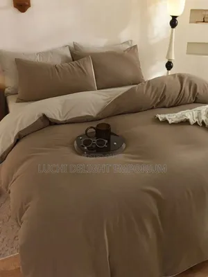 Cozy Bedding Plain Mix Duvet Bedsheet Pillowcase 6x6 Set