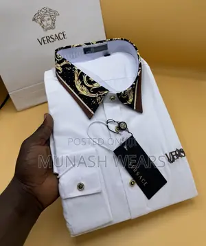 Luxury Versace Shirt White S-5xl