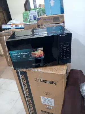 Brand New Hisense 20l Microwave - Black, Mirror Door Design