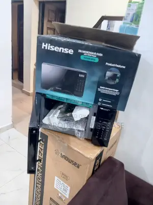 Hisense 20l Microwave Black Mirror - Digital Timer + Manual Dial, New!