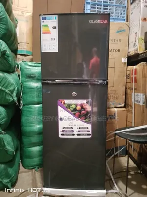 Refrigerator Gf175 Standing Double Door Fridge Freezer