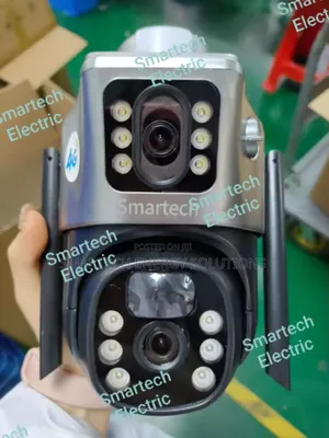 V380pro 4g Dual Lens Security Camera Motion Detection 8w Solar Panel