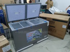 Snowsea 420l Chest Freezer Dual Doors - Fast Cooling, Easy Organizatio